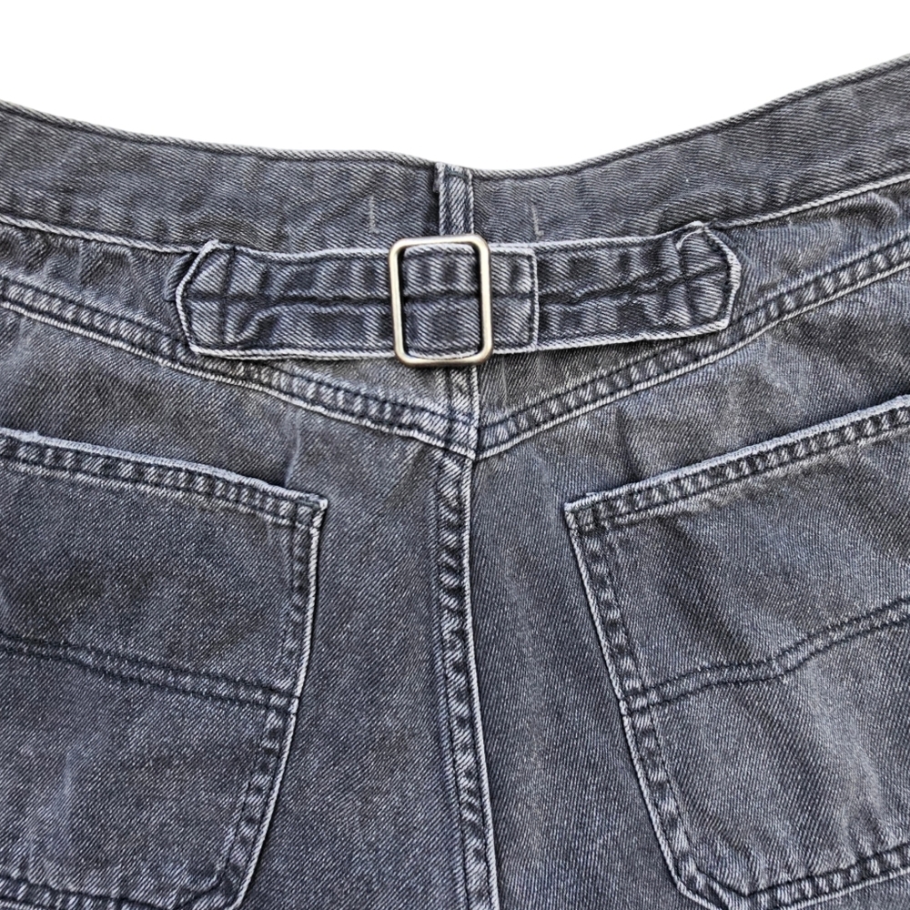 WeThe Free Jesse Carpenter Fray Hem Button Fly Faded Black Shorts Size 30 - Picture 5 of 14